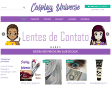 Tablet Screenshot of cosplayuniverse.com.br